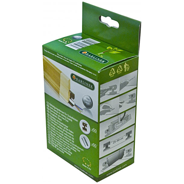 Клипсы для установки плинтуса Barlinek 50 штук